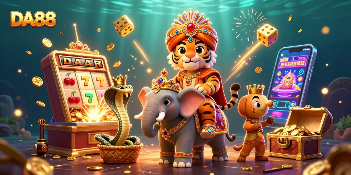 Experience excitement at DA88 with a colorful jackpot explosion and dynamic casino elements.