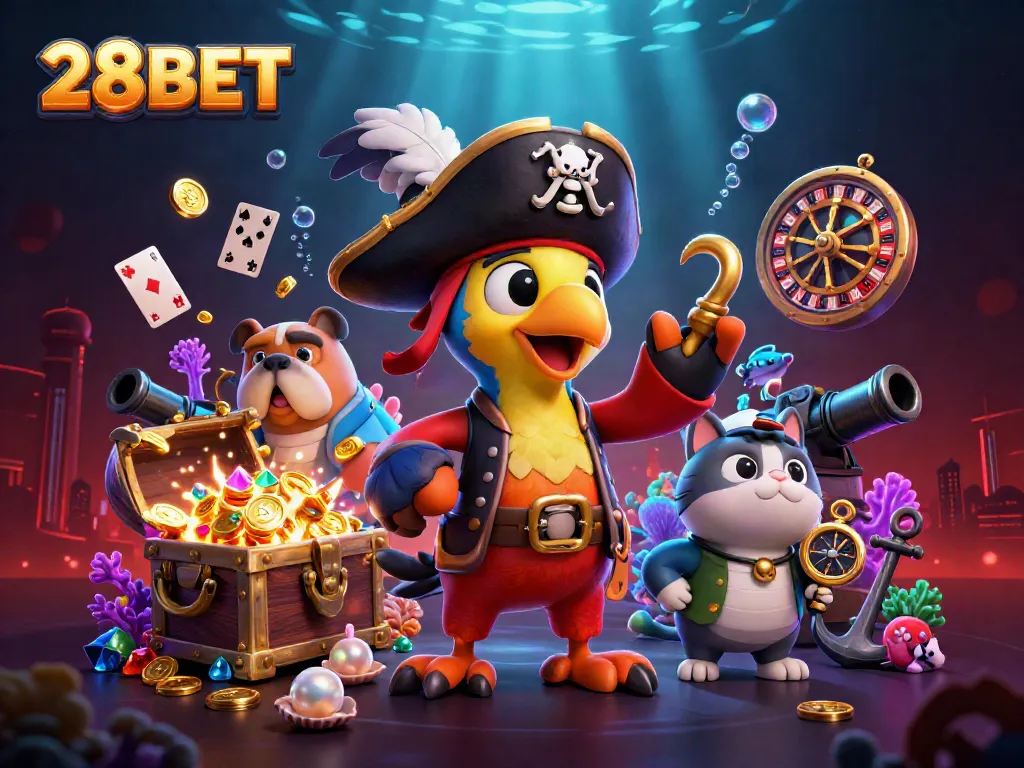 Experience the thrilling gameplay at 28BET with pirate-themed casino adventures.