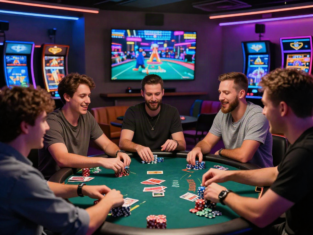 Expérience de jeu captivante dans un casino en ligne sans wager avec joueurs engagés.