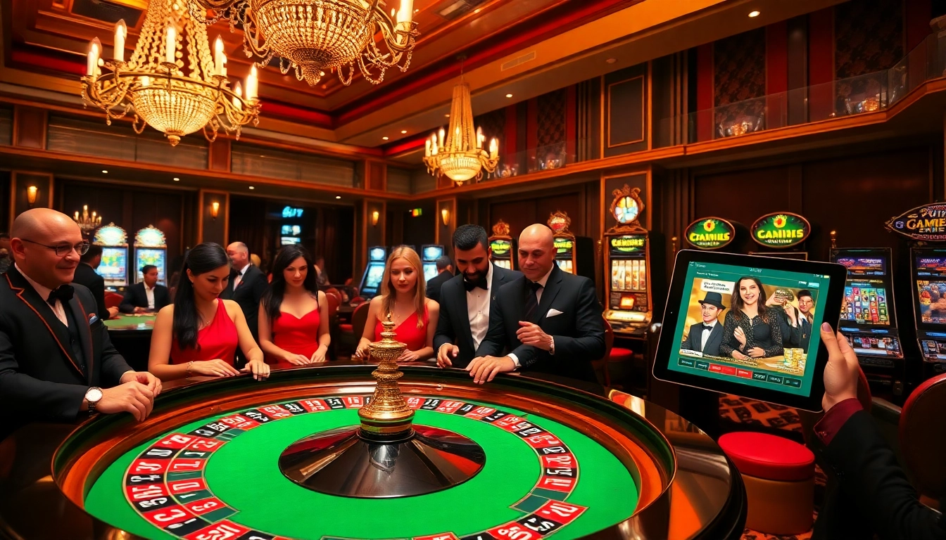 Experience thrilling gaming at Nhà cái X88 with players placing bets at an elegant roulette table.