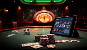 Play on RIKVIP with vibrant casino tables and exciting online gaming interfaces.