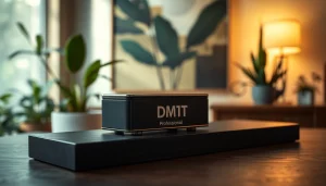Buy DMT cart showcasing premium vaping experience with lush surroundings and elegant setup.