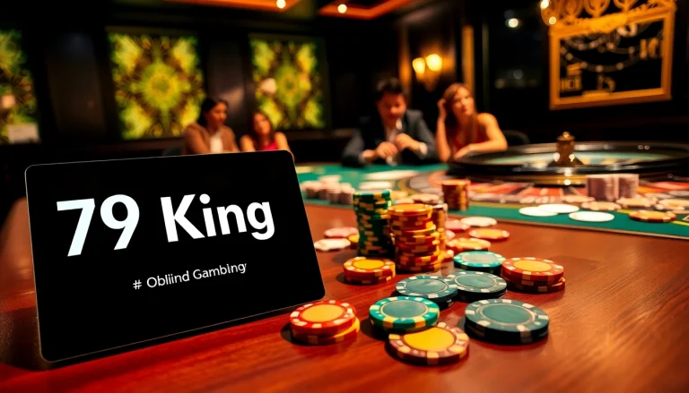 Experience thrilling gameplay at 79 King casino with vibrant poker and roulette action.
