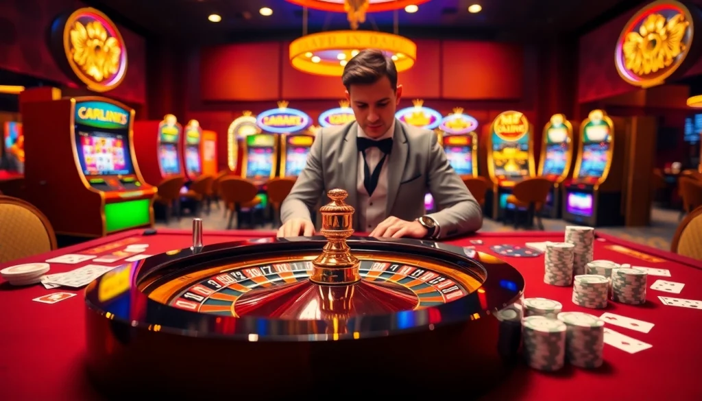 Engaging casino players at https://gg88.work/, enjoying the thrill of roulette and poker in luxury.