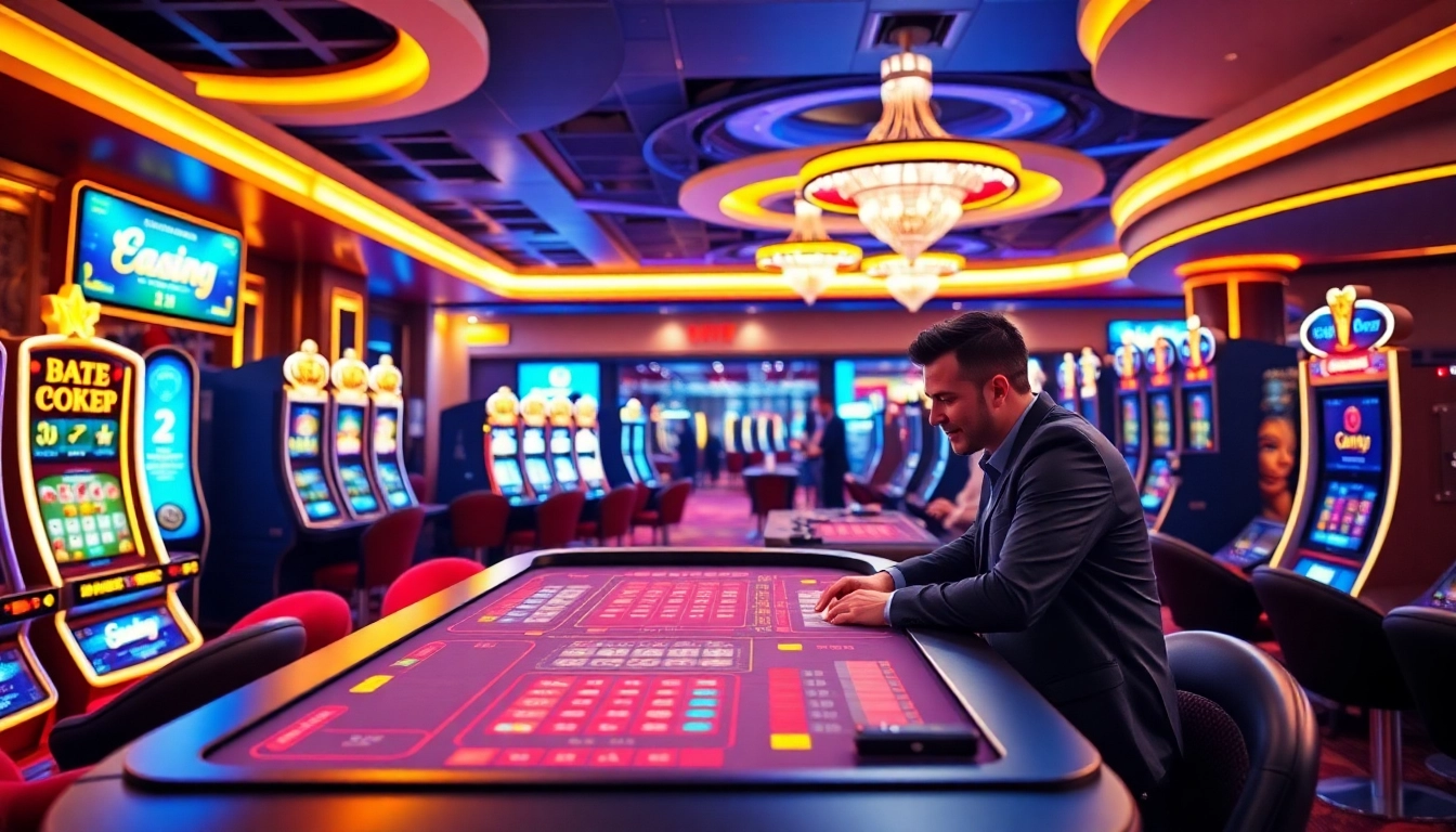 Découvrez l'expérience immersive d'un casino en ligne France avec des tables de jeux vibrantes.