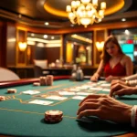 Excited players at MM88 COM's luxurious poker table with high-stakes elements.
