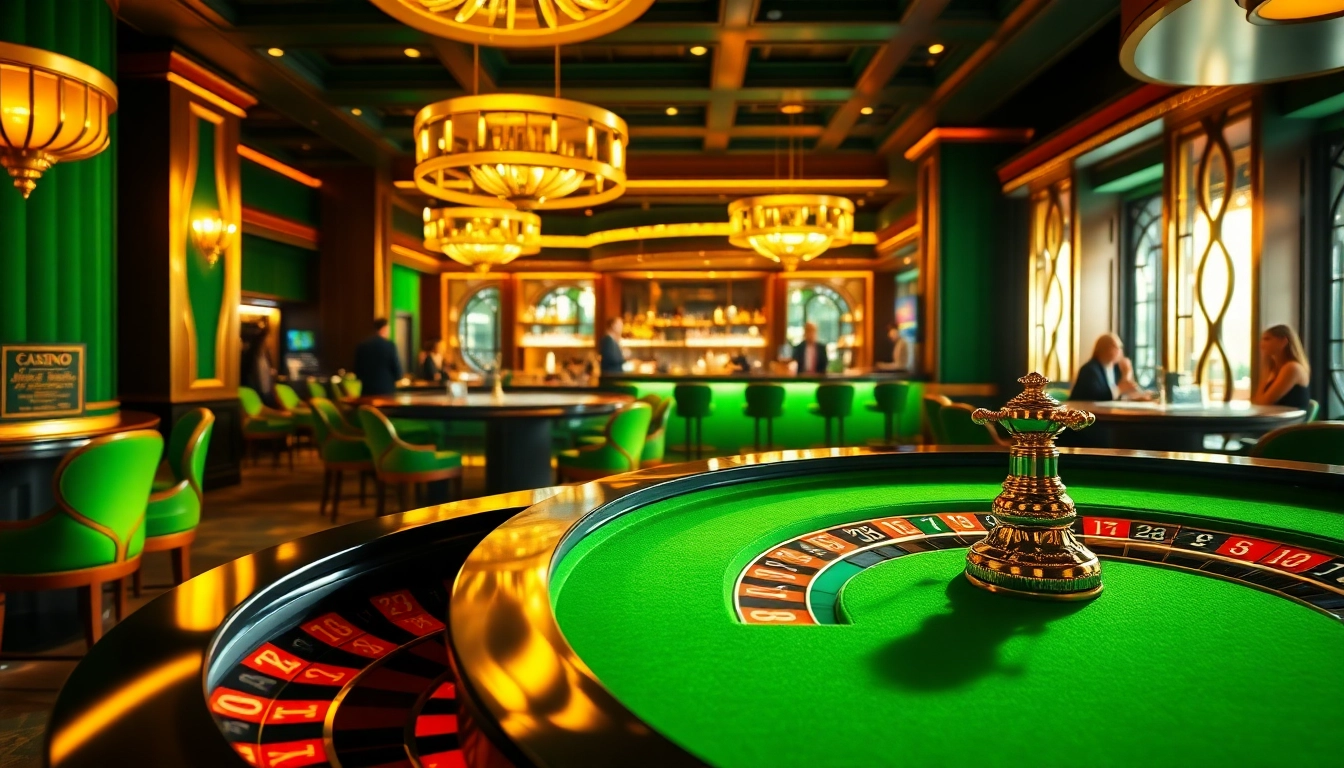 Expérimentez le casino en ligne argent réel dans un cadre luxueux avec des joueurs heureux.