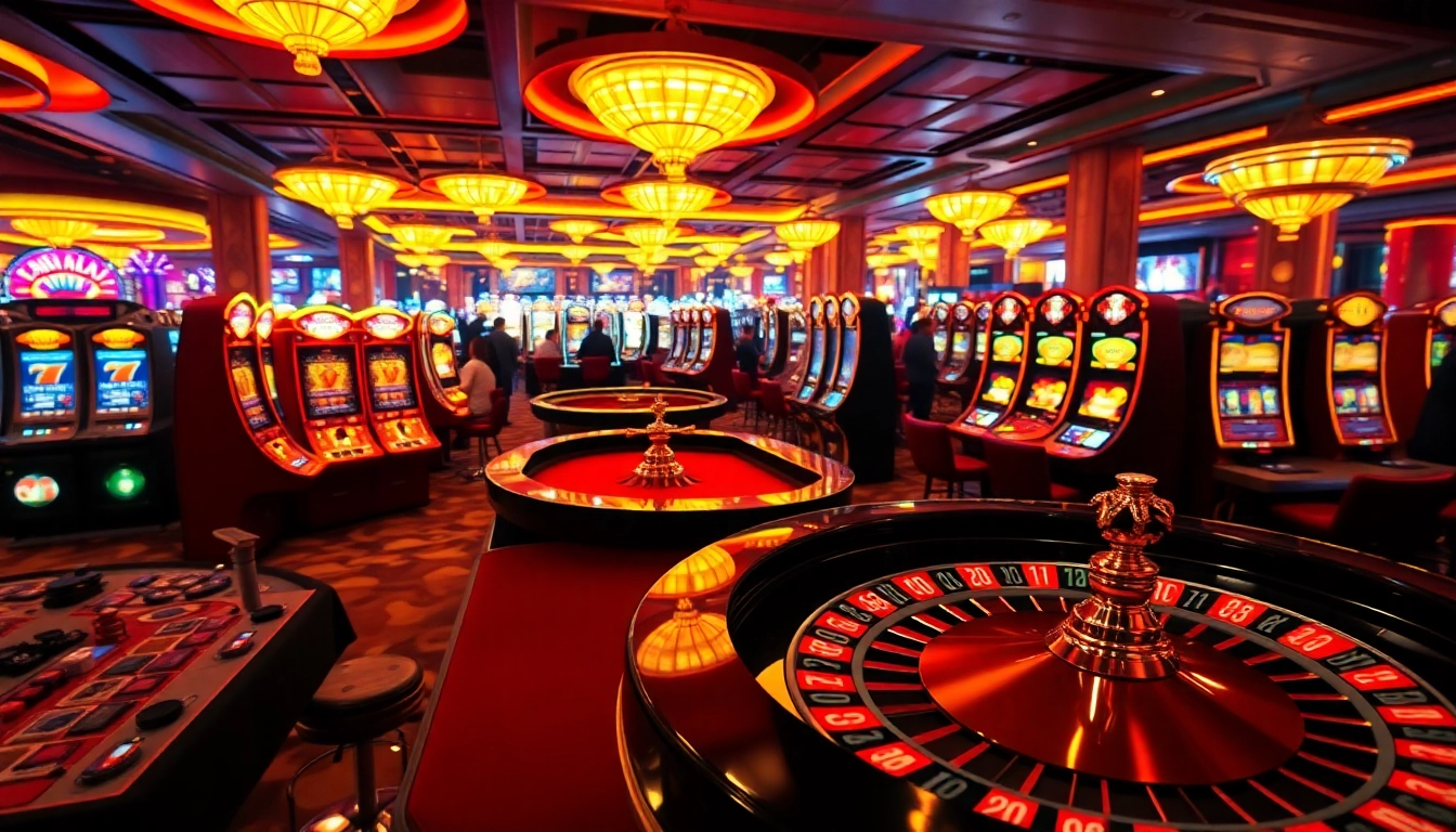 Jouez à casino en ligne argent réel dans une ambiance de casino de luxe et dynamique.
