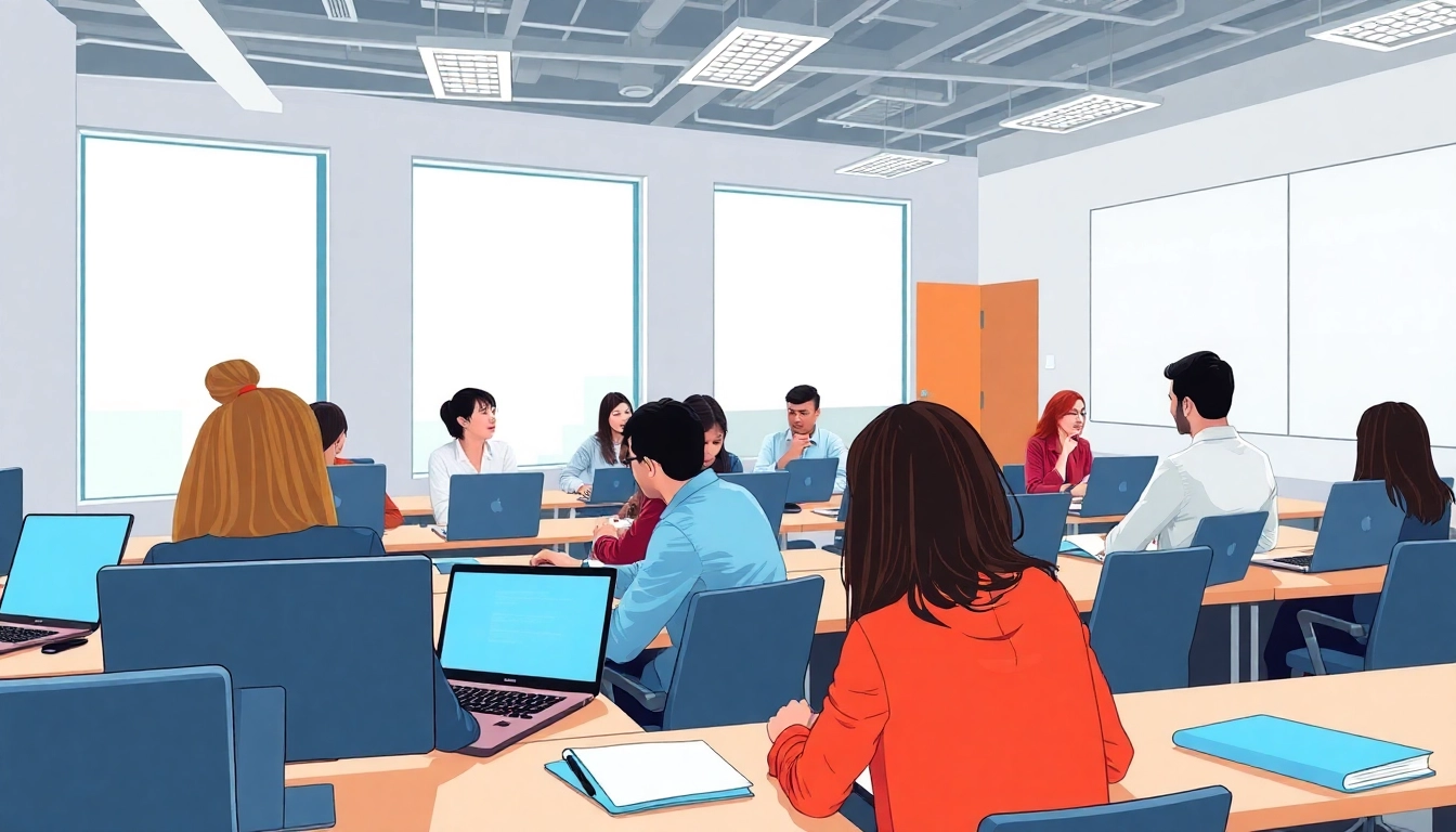 Apprendre la cybersécurité à travers une session dynamique de formation en salle de classe.