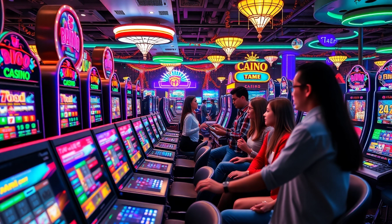 Jouez à des jeux captivants sur un casino en ligne avec des machines à sous colorées