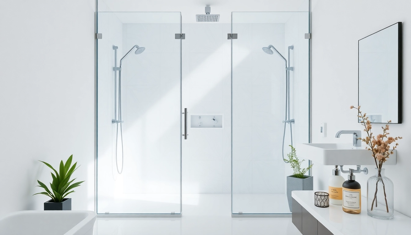 Installer une paroi de douche italienne élégante dans une salle de bain moderne.