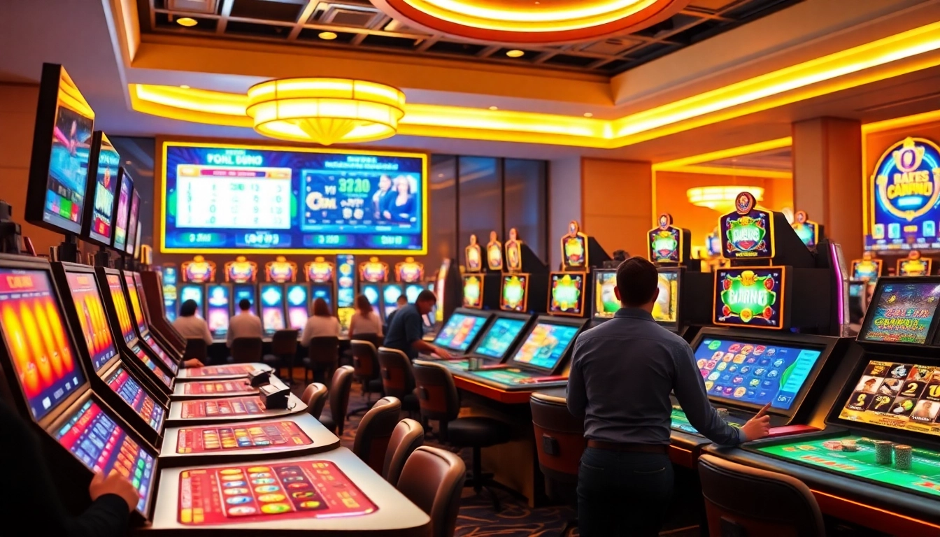 Casino en ligne argent réel avec des tables de jeu vibrantes et des joueurs engagés.