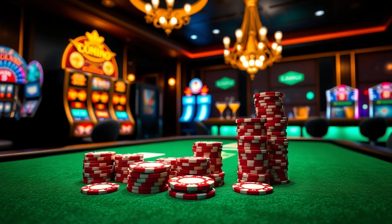 Jouez à des jeux captivants sur un casino en ligne avec une ambiance raffinée. related image