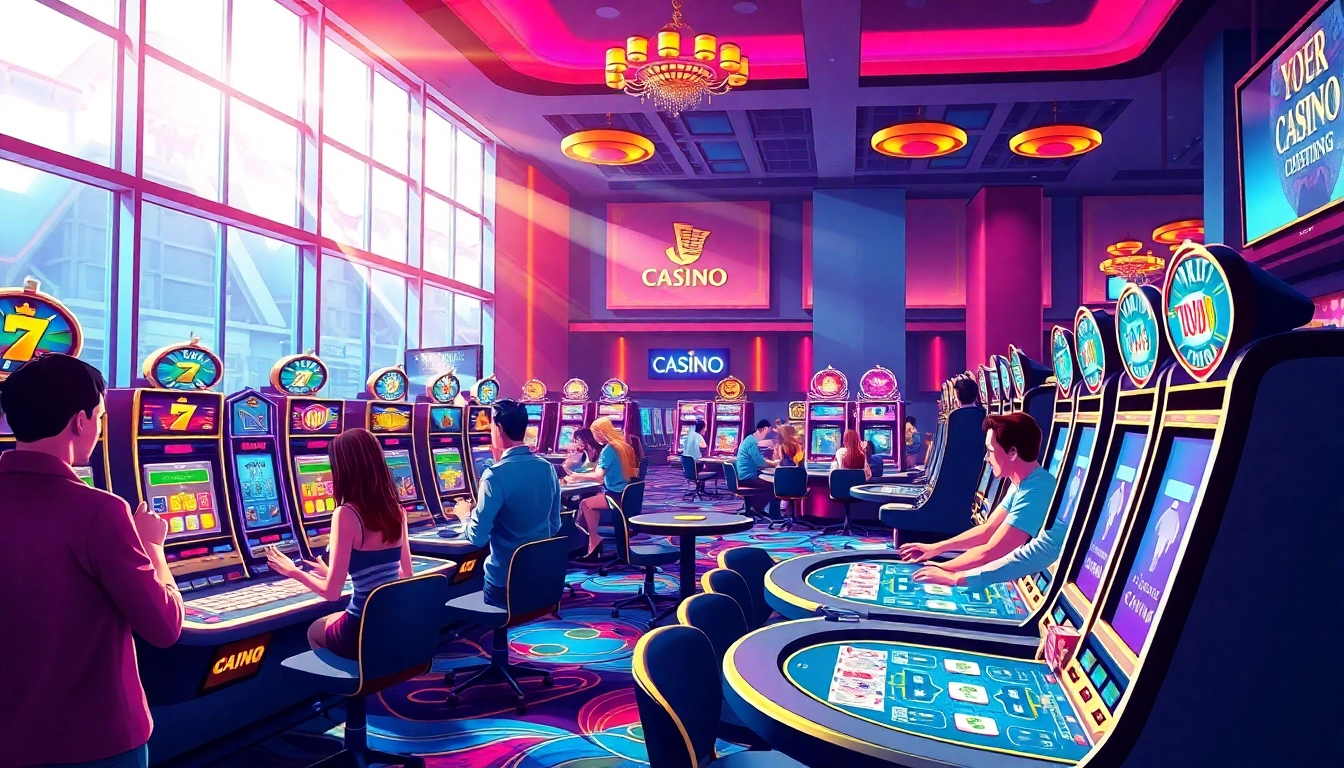 Découvrez un nouveau casino en ligne animé par des joueurs enthousiaste dans un cadre moderne.