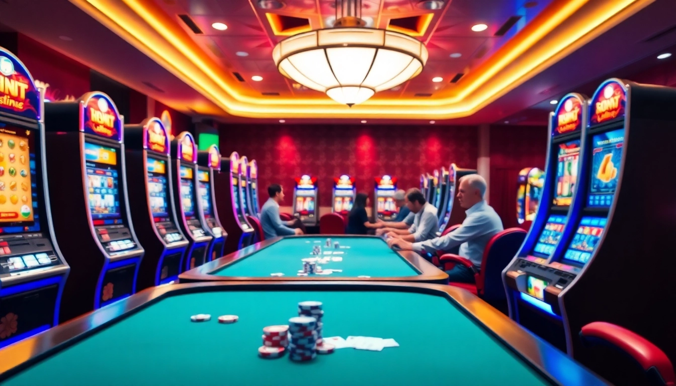 Jouer au casino en ligne avec une ambiance captivante et des jeux excitants.