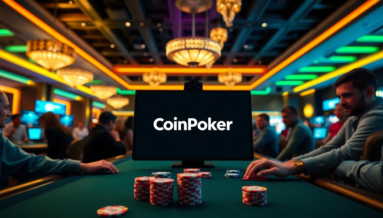 Évaluation de coinpoker avis montrant des joueurs concentrés lors d'un tournoi de poker. related image