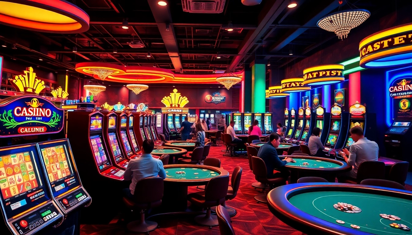 Jouez et gagnez sur des machines à sous passionnantes dans un casino en ligne.