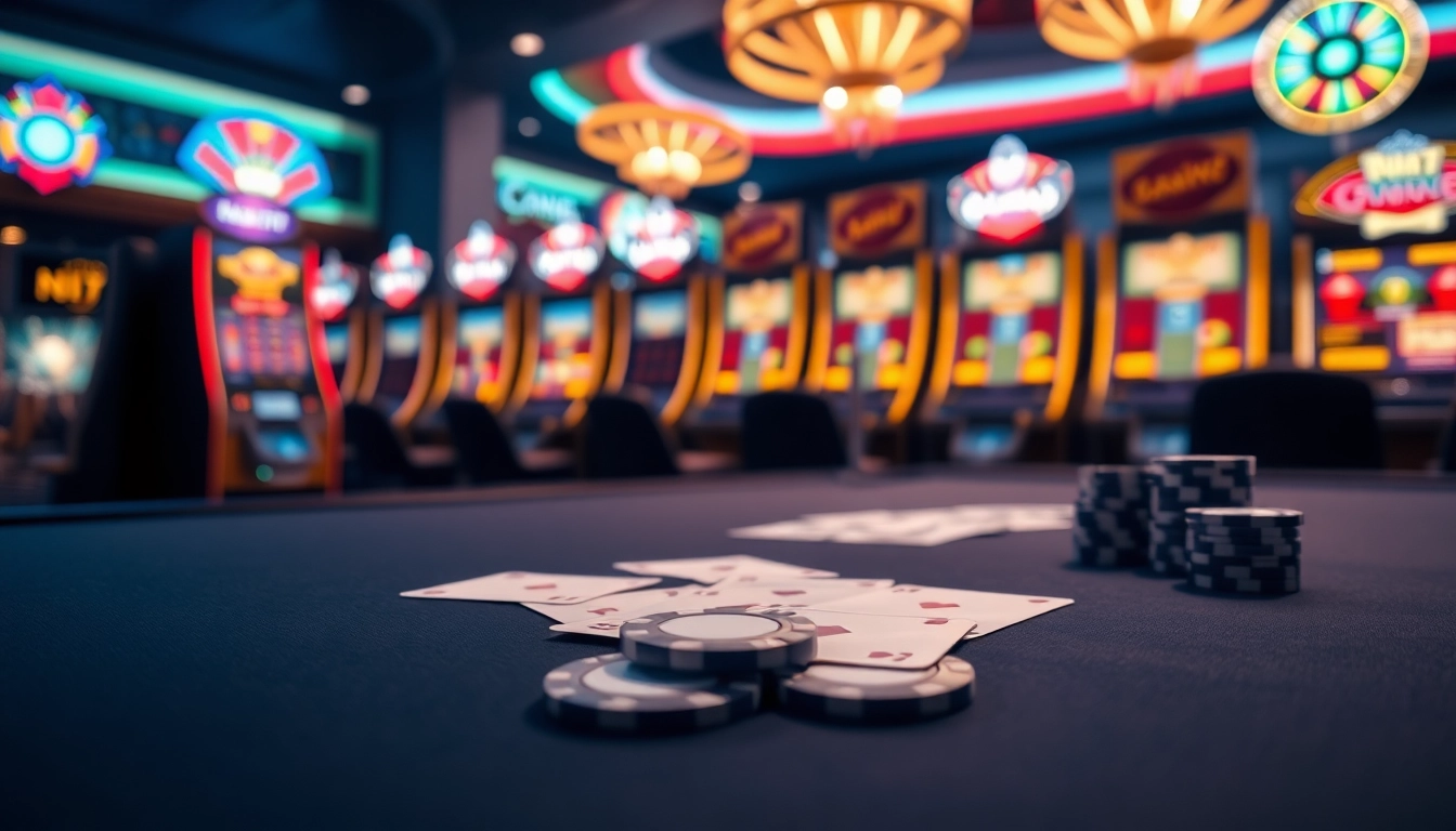 Jouez à des jeux captivants de casino en ligne avec un décor animé et sophistiqué. related image