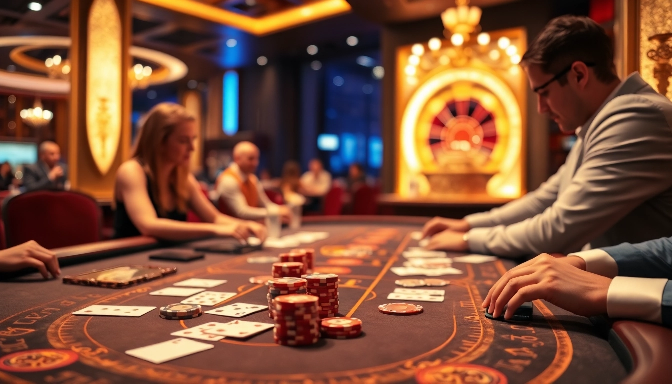 Découvrez la magie d'un casino en ligne avec des jeux étincelants et des joueurs ravis. related image