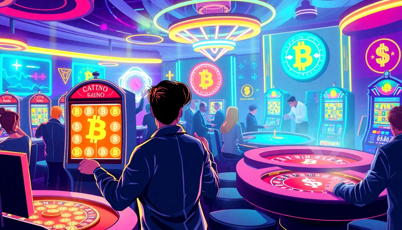Joueurs profitant de l'expérience d'un crypto casino moderne et dynamique. related image