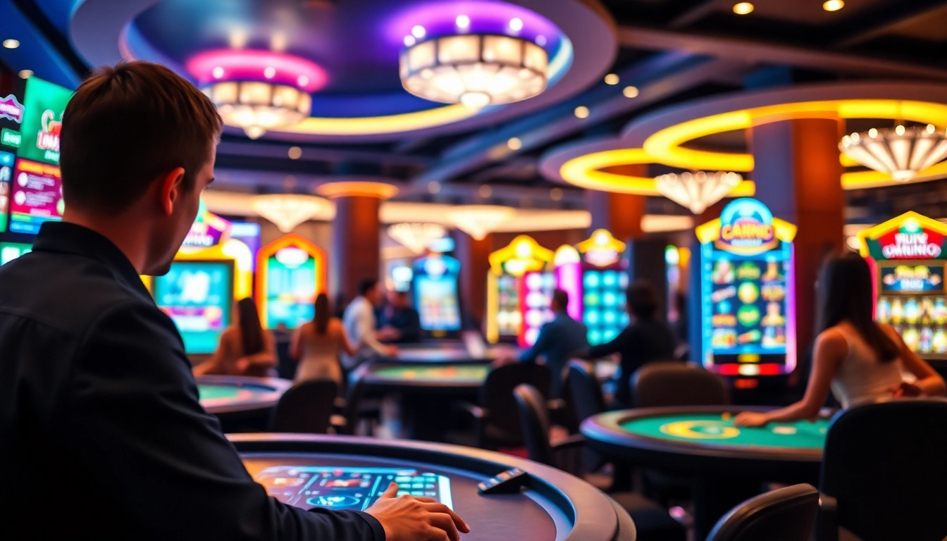 Jouer à des jeux de casino en ligne avec une interface utilisateur moderne et immersive. related image