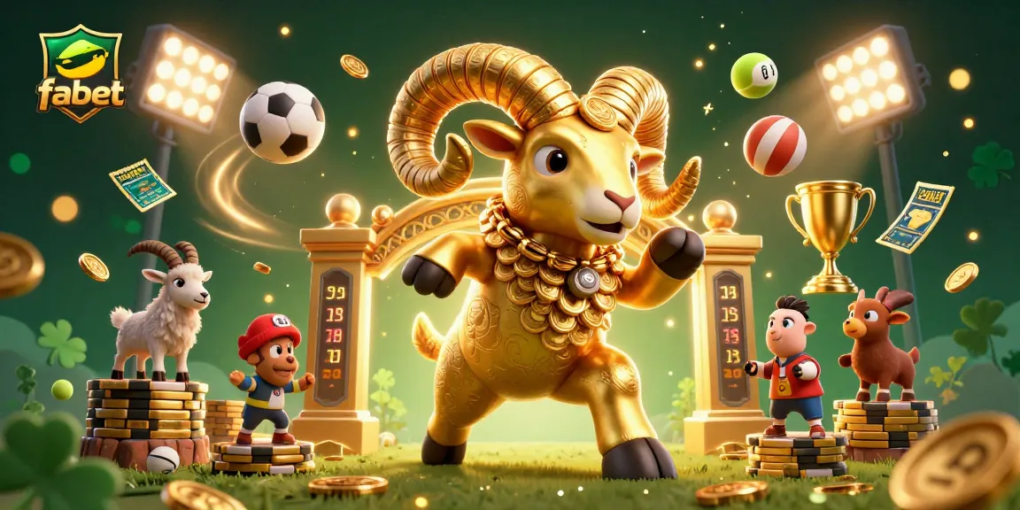 Experience the thrill of fabet sports betting with spectacular 3D illustration featuring dynamic action!