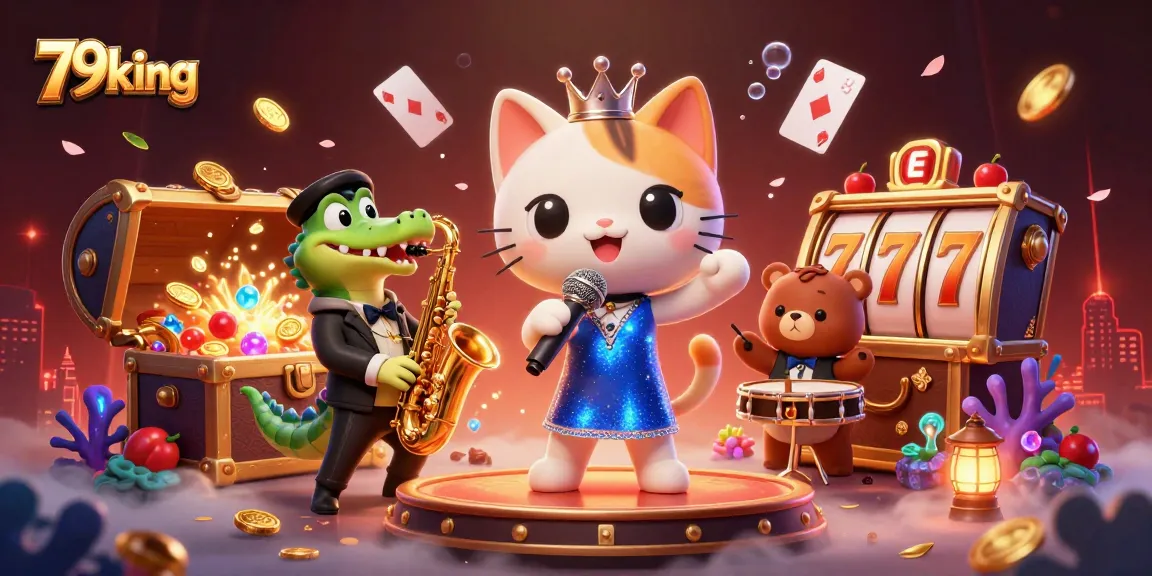 Experience the vibrant atmosphere of 79king, featuring lively characters and exciting casino elements, capturing the essence of fast-paced gaming.