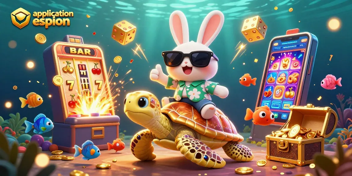 Jouez à l'application espion et découvrez des jackpots avec des éléments de casino animés.