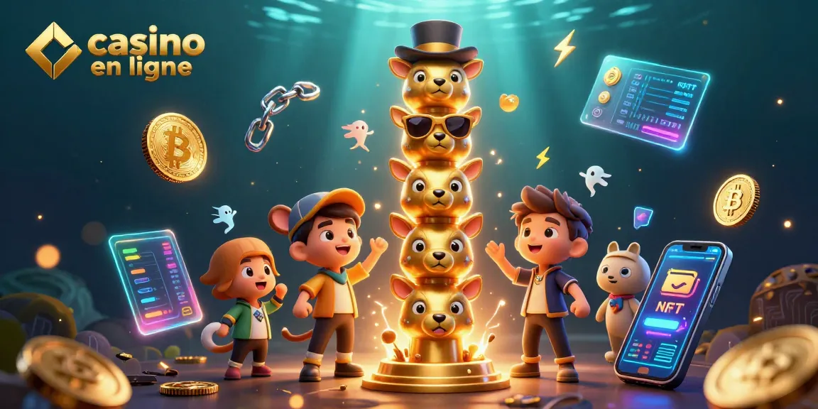 Jouez à des jeux amusants dans un casino en ligne coloré avec un totem animé et des crypto-monnaies.