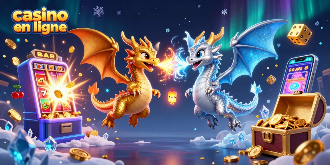 Les dragons s'illuminent au cœur des jeux de casino en ligne.