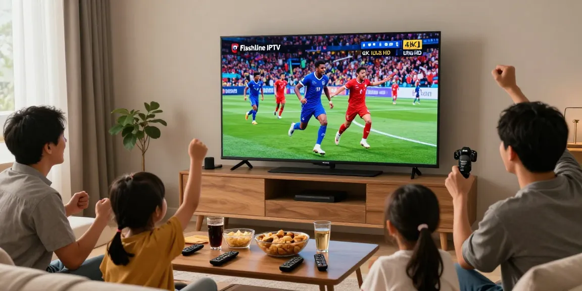 Profitez d'un abonnement IPTV pour regarder vos événements sportifs en 4K Ultra HD en famille.