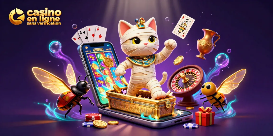 Les joueurs découvrent le casino en ligne sans vérification avec des héros animés dans un cadre magique.