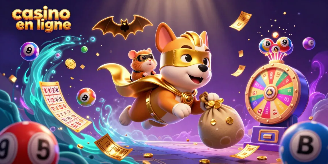 Découvrez le casino en ligne avec notre super-héros canin et son acolyte, remplis de jeux et de gains.