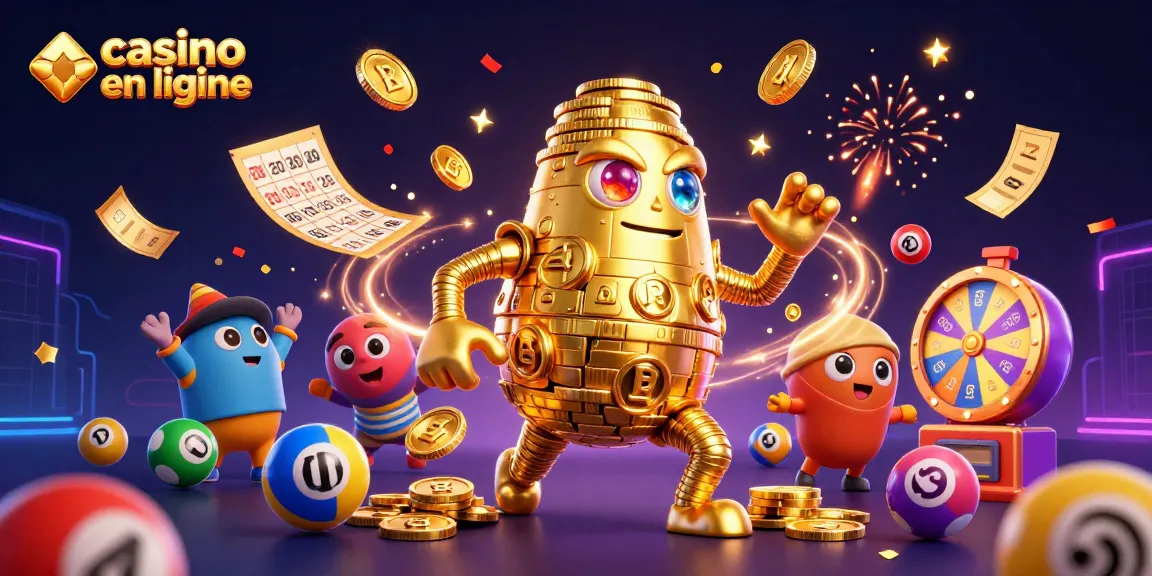 Les jeux de casino en ligne deviennent animés avec ce golem doré, symbole de chance et de gains!