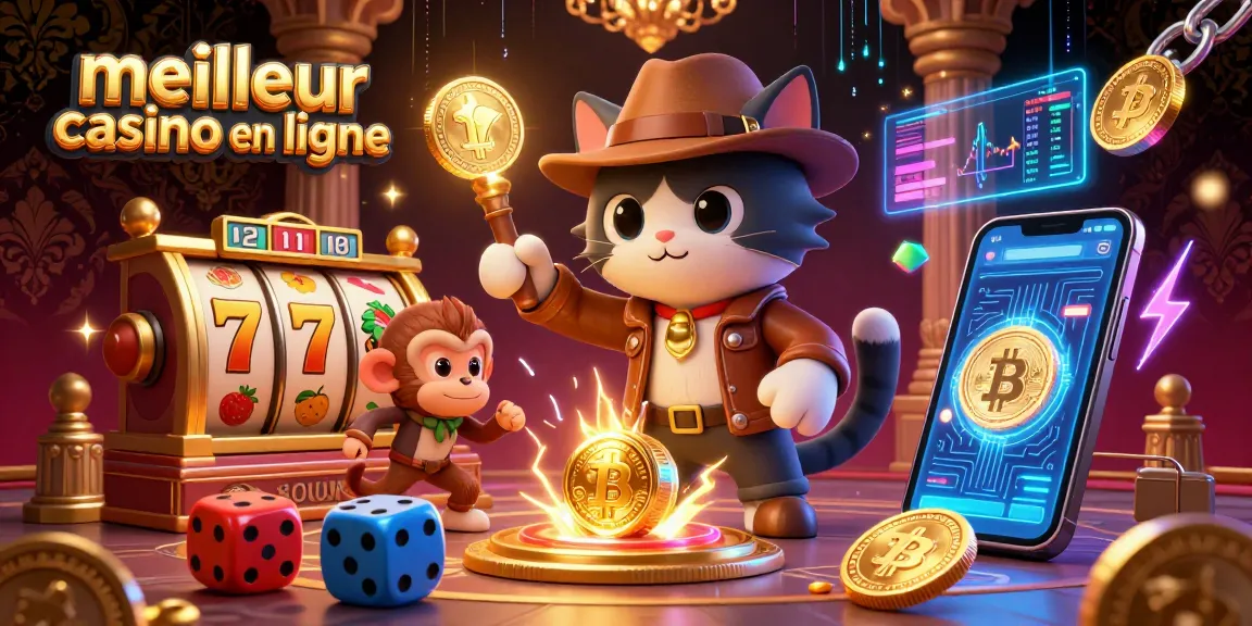 Découvrez des caractéristiques passionnantes du meilleur casino en ligne avec un chat explorateur et un singe.