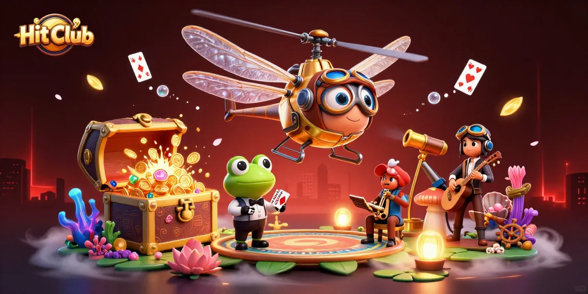 Win big at Hit Club with lively gaming scenes depicting a unique underwater casino