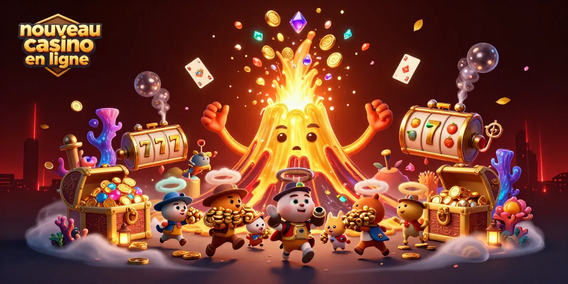 Lâchez-vous avec le nouveau casino en ligne, où le volcan d'or émet des richesses et des rouleaux de machines à sous effrénées.
