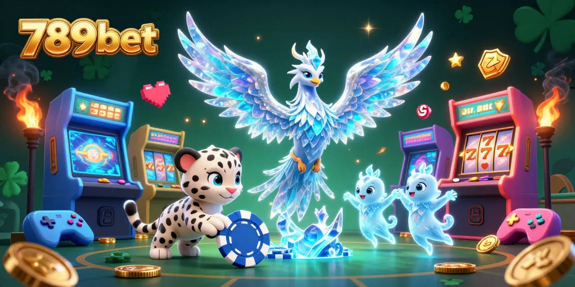 Experience the thrilling gameplay of 789bet with vibrant characters in a dynamic casino scene.
