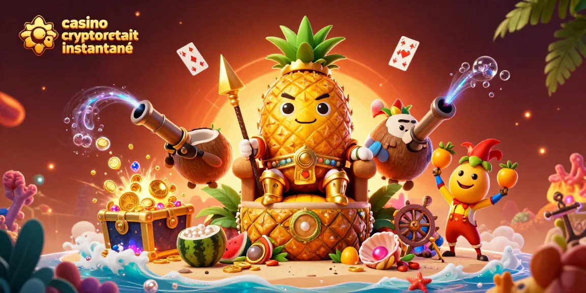 Obtenez vos gains rapidement avec le casino crypto retrait instantané, illustré par des personnages de casino dynamiques.