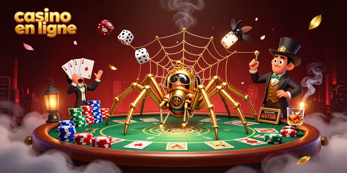 Jouez sur un casino en ligne avec des personnages amusants et un décor riche en détails variés.