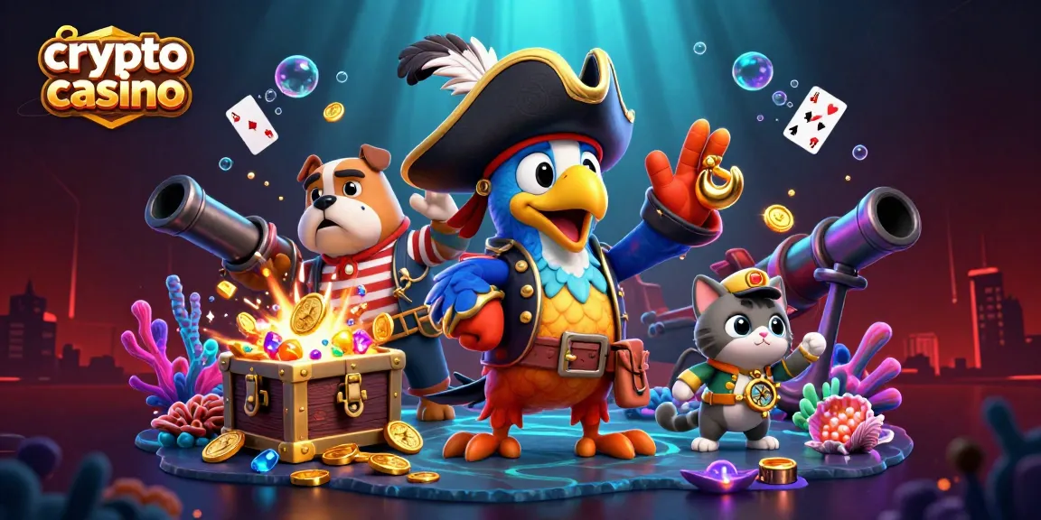 Jouez au crypto casino avec des personnages amusants et des trésors sous-marins.