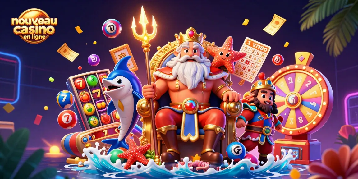 Découvrez l'univers du nouveau casino en ligne avec Neptune et des éléments de jeu captivants.